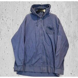QUICKSILVER Lightweight Grey Blue Jacket With Pocket Size XXL